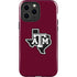 Texas A&M University Black Logo iPhone 15 Pro Max Impact Case